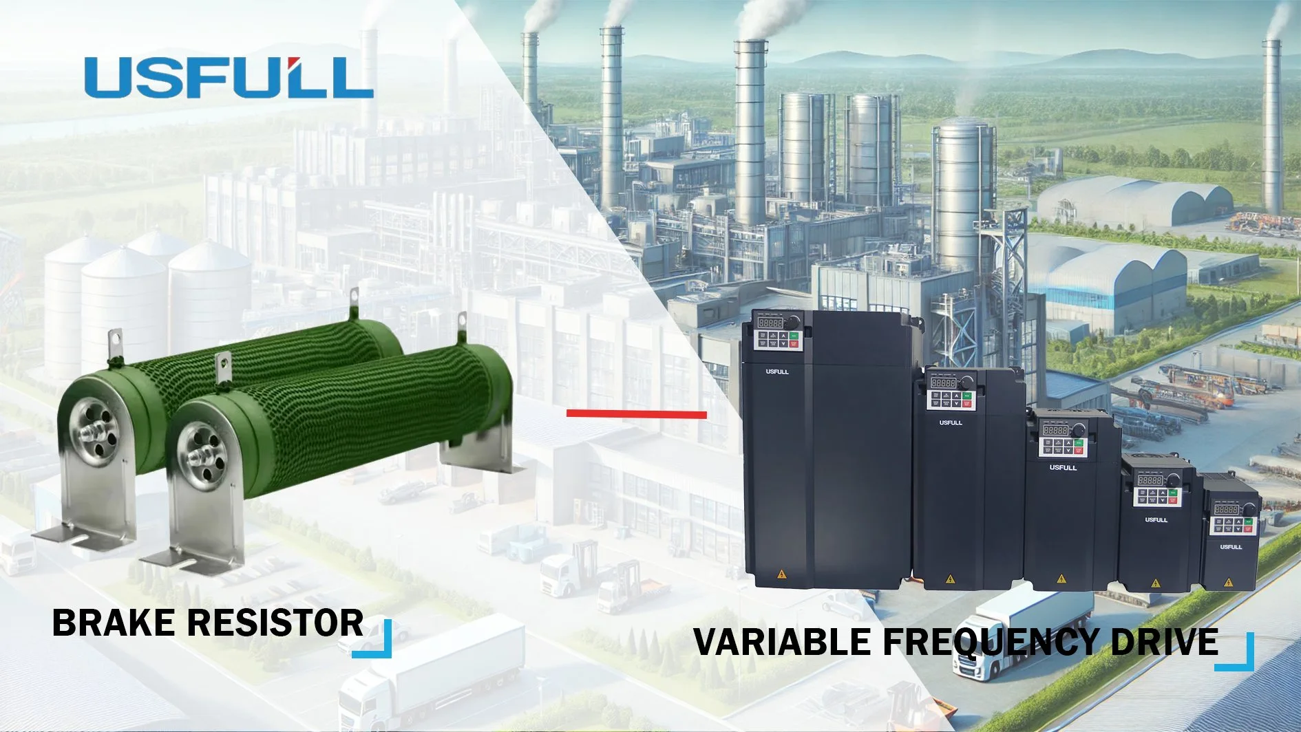 Variable Frequency Drive with brake resistor