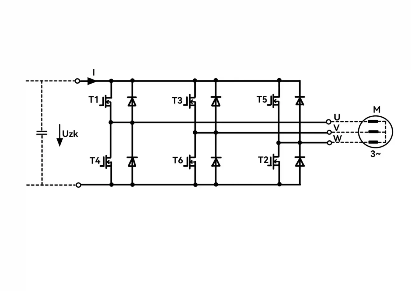 Funktionsweise der Pulsbreitenmodulation in einem Antrieb mit variabler Frequenz - 3